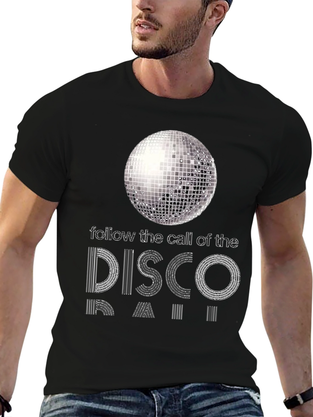 Disco Ball Graphic T-Shirt