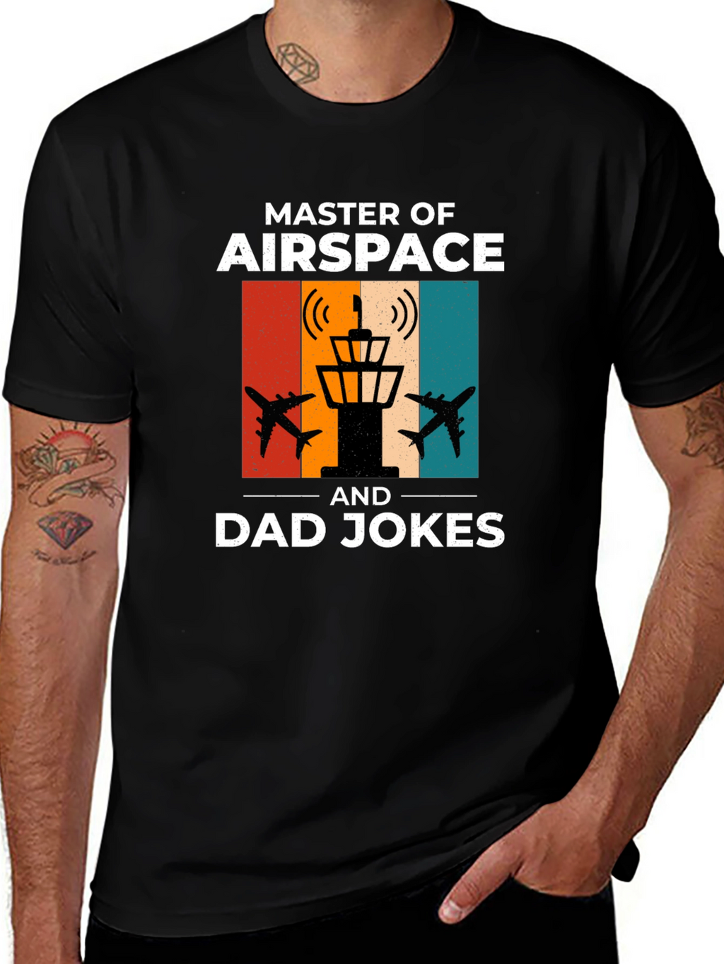 Master of Airspace Dad Jokes Funny T-Shirt