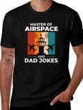 Master of Airspace Dad Jokes Funny T-Shirt