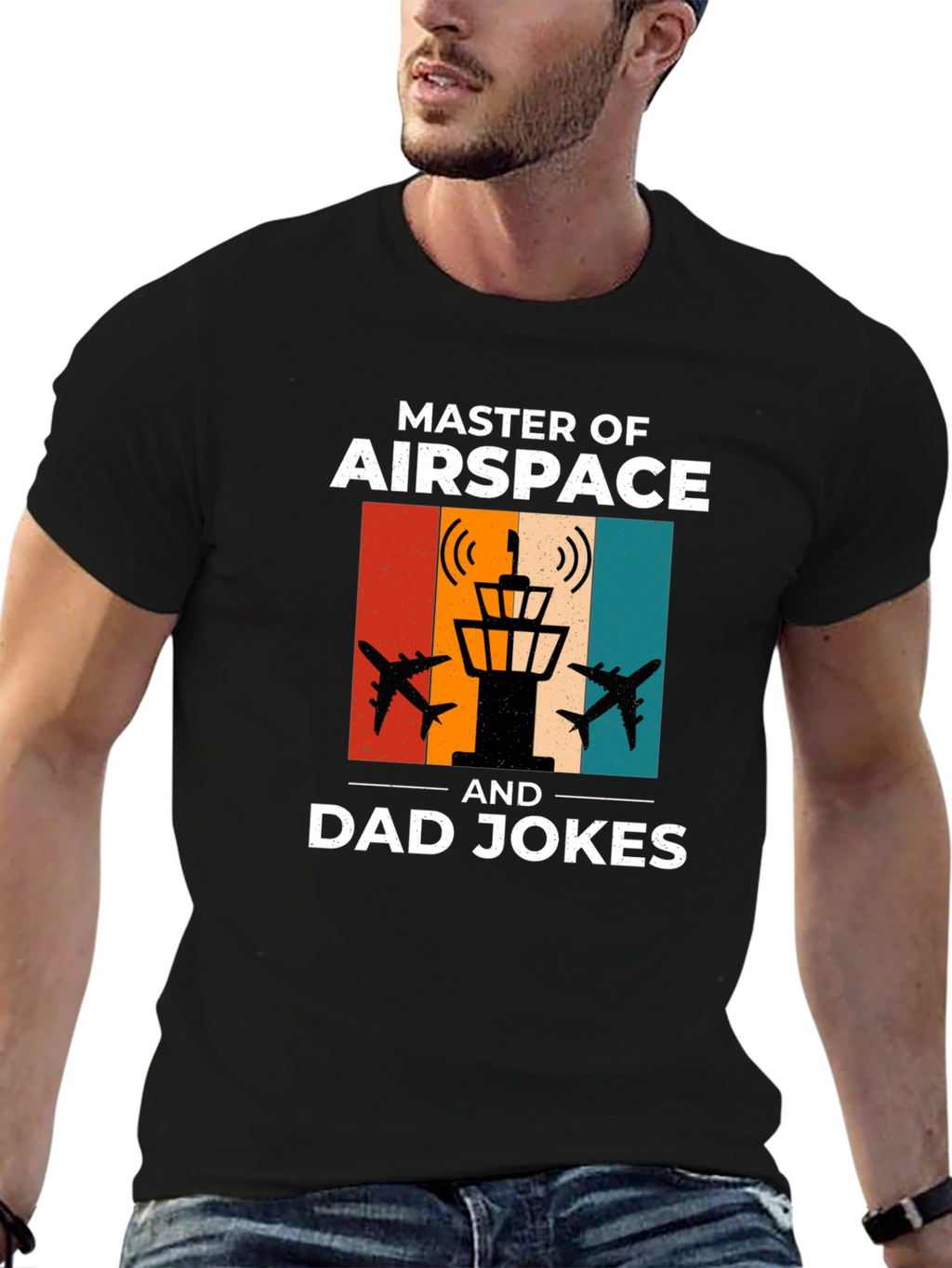 Master of Airspace Dad Jokes Funny T-Shirt