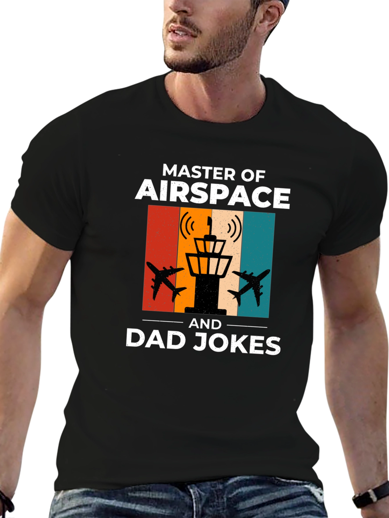 Master of Airspace Dad Jokes Funny T-Shirt