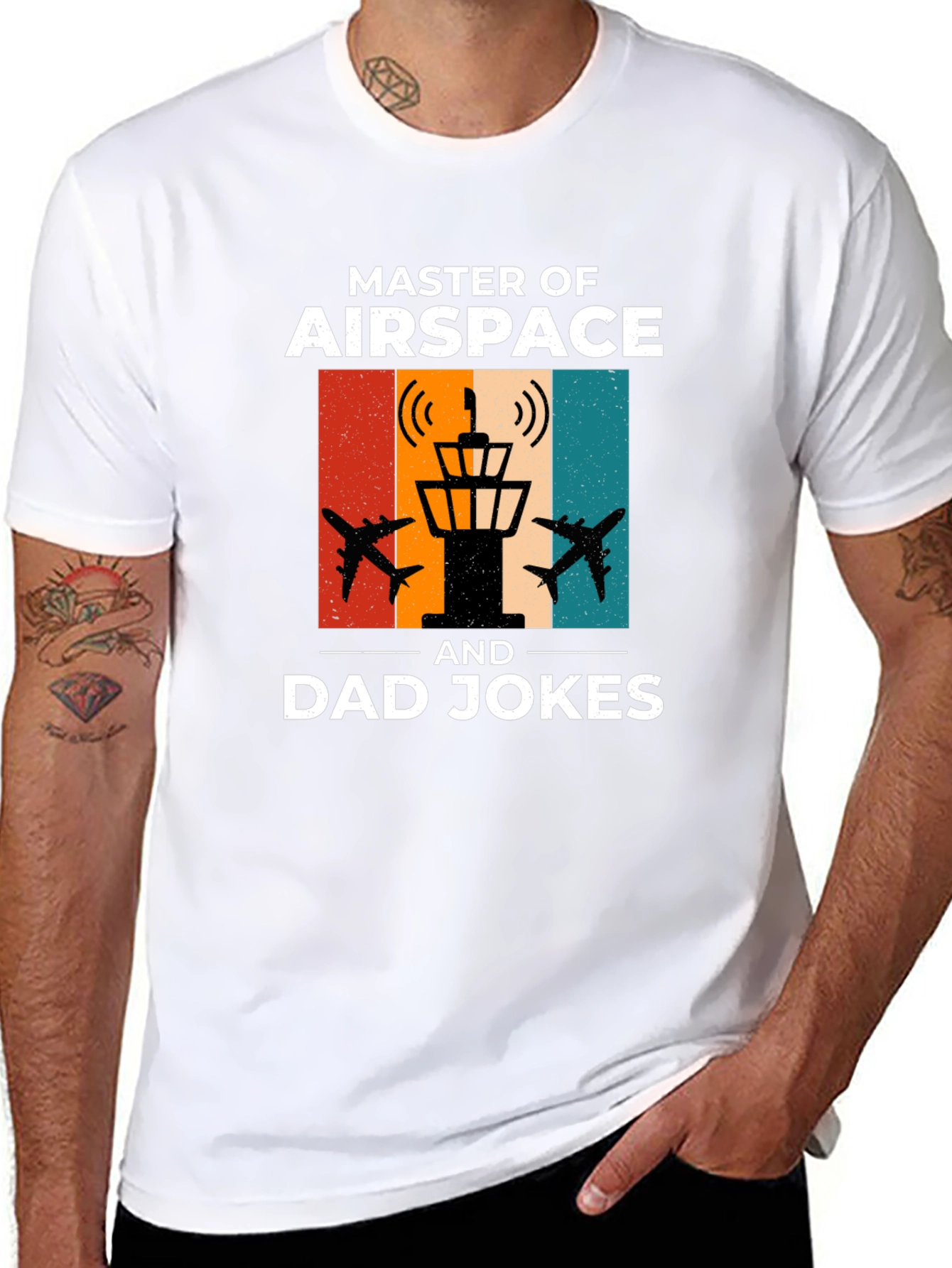 Master of Airspace Dad Jokes Funny T-Shirt