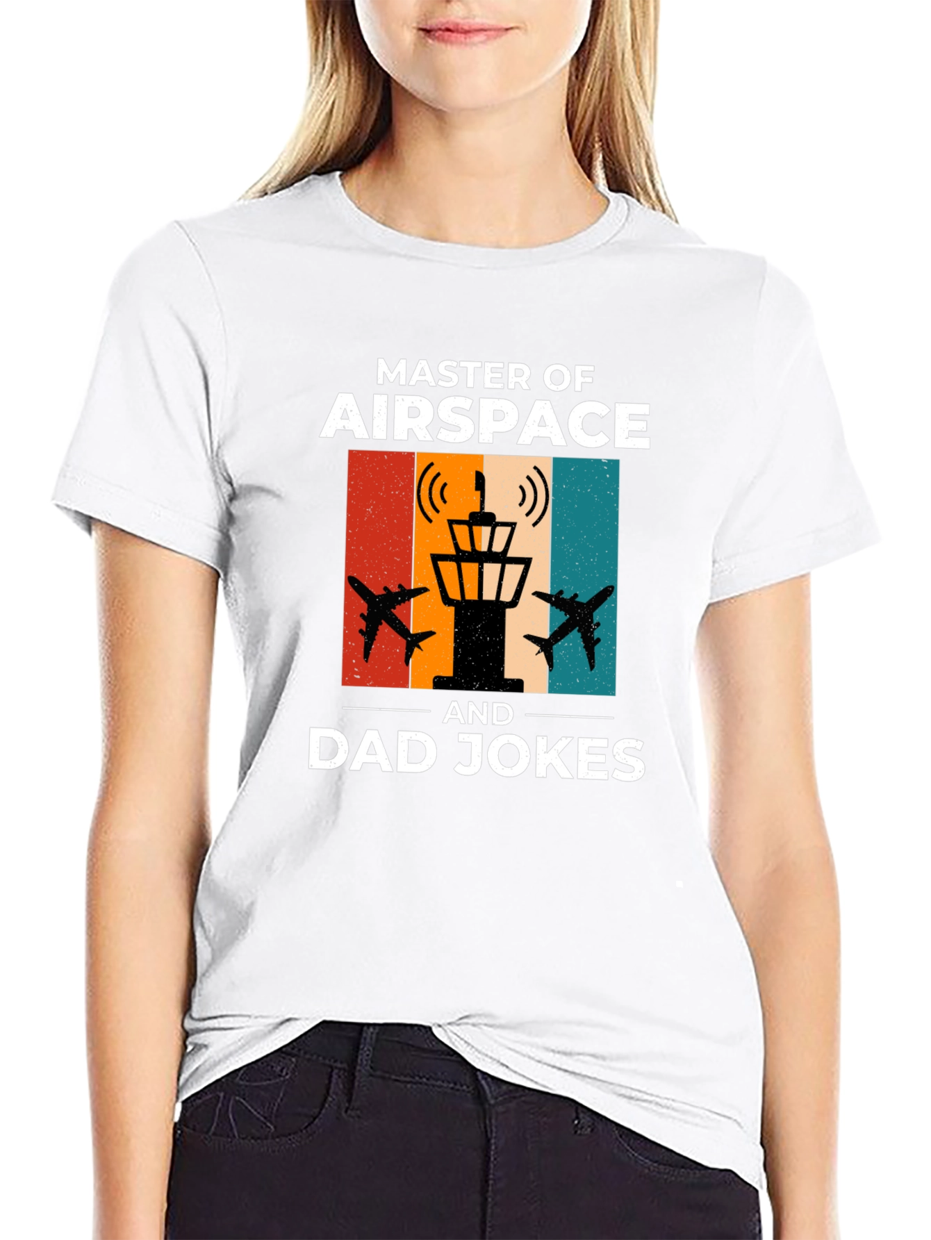 Master of Airspace Dad Jokes Funny T-Shirt