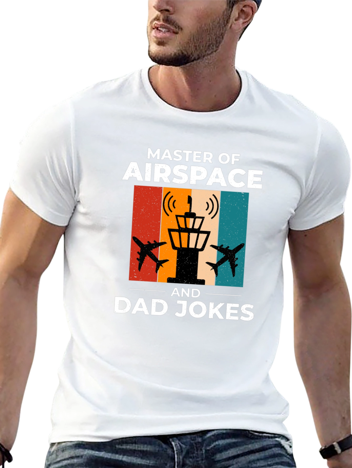 Master of Airspace Dad Jokes Funny T-Shirt