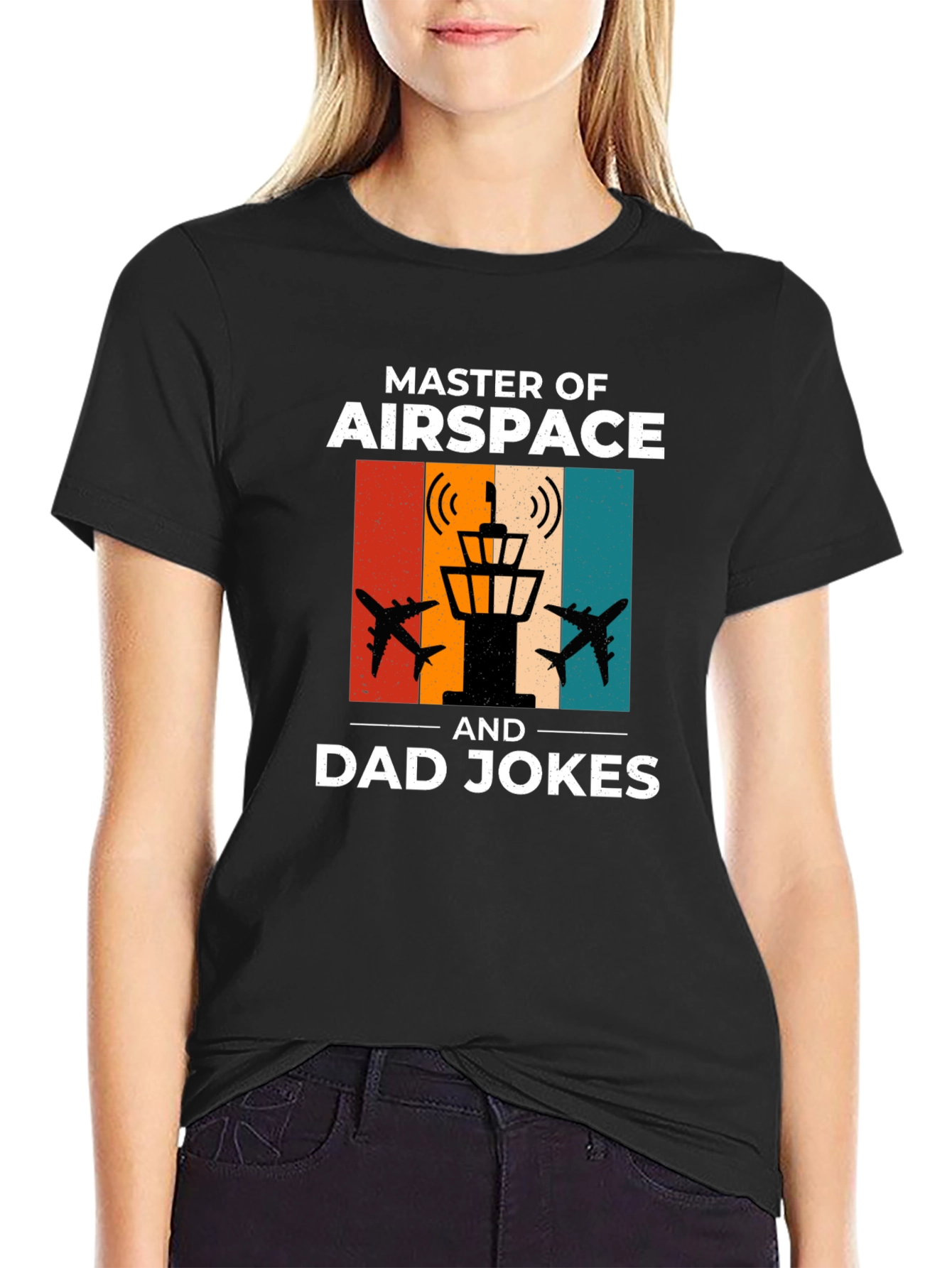 Master of Airspace Dad Jokes Funny T-Shirt