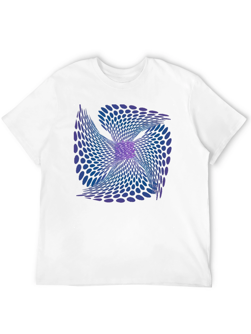 Abstract Swirl Tee - Modern Geometric Design
