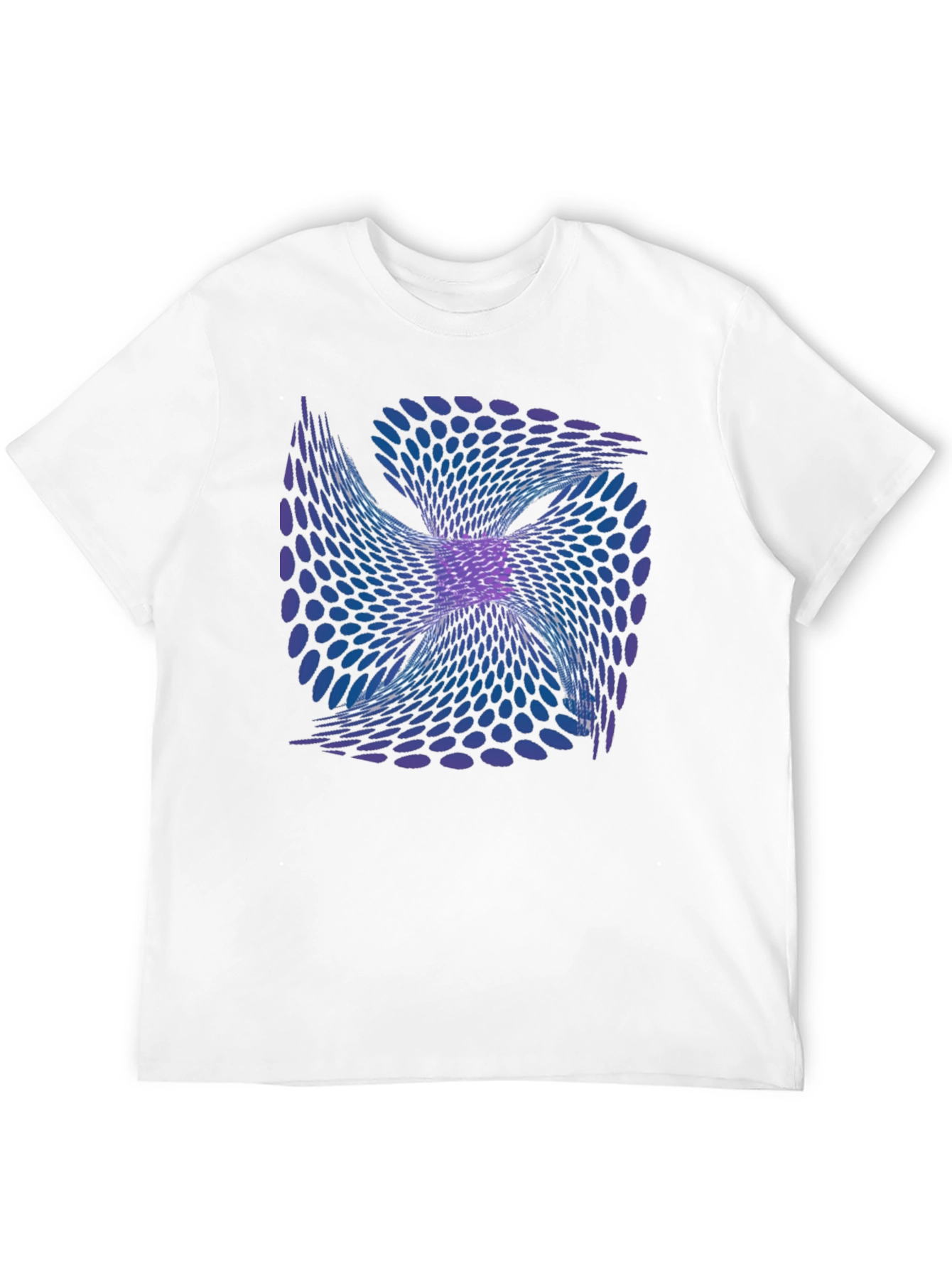 Abstract Swirl Tee - Modern Geometric Design