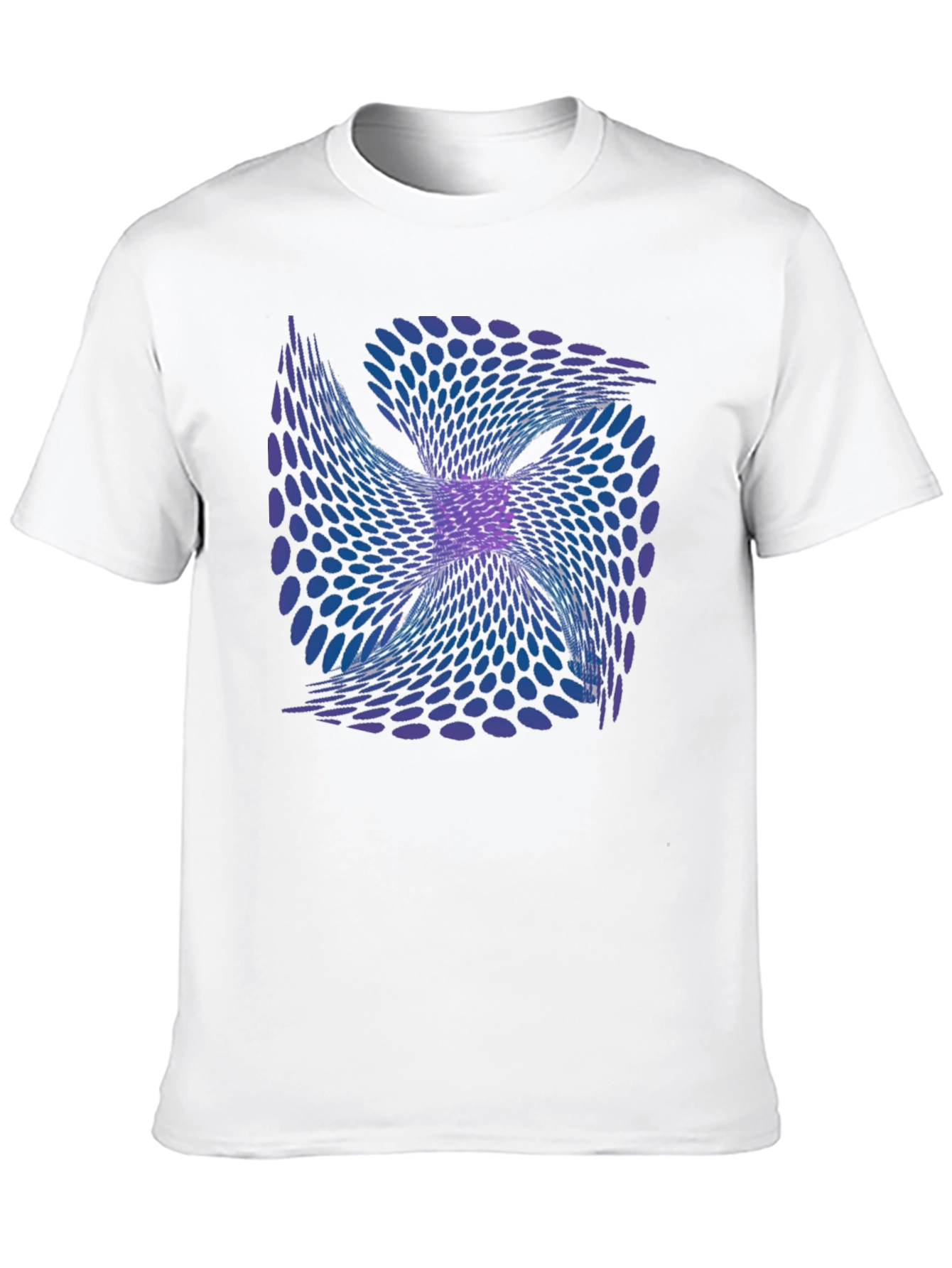Abstract Swirl Tee - Modern Geometric Design