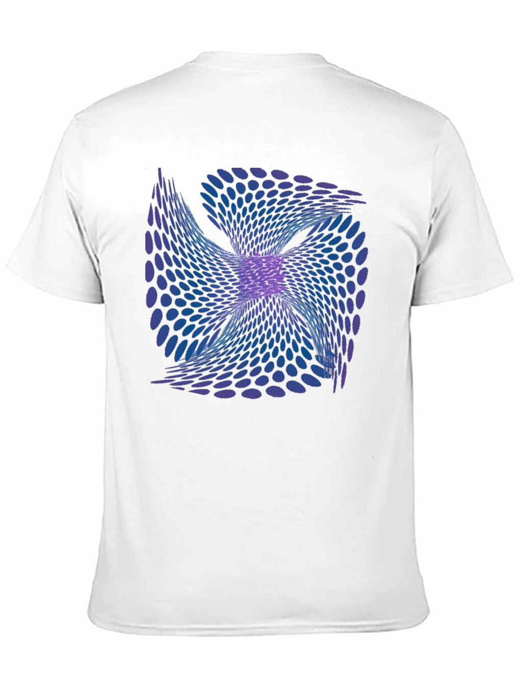 Abstract Swirl Tee - Modern Geometric Design