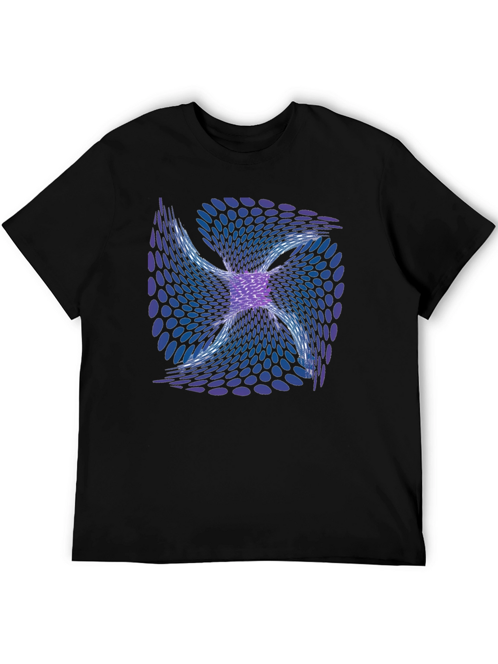 Abstract Swirl Tee - Modern Geometric Design
