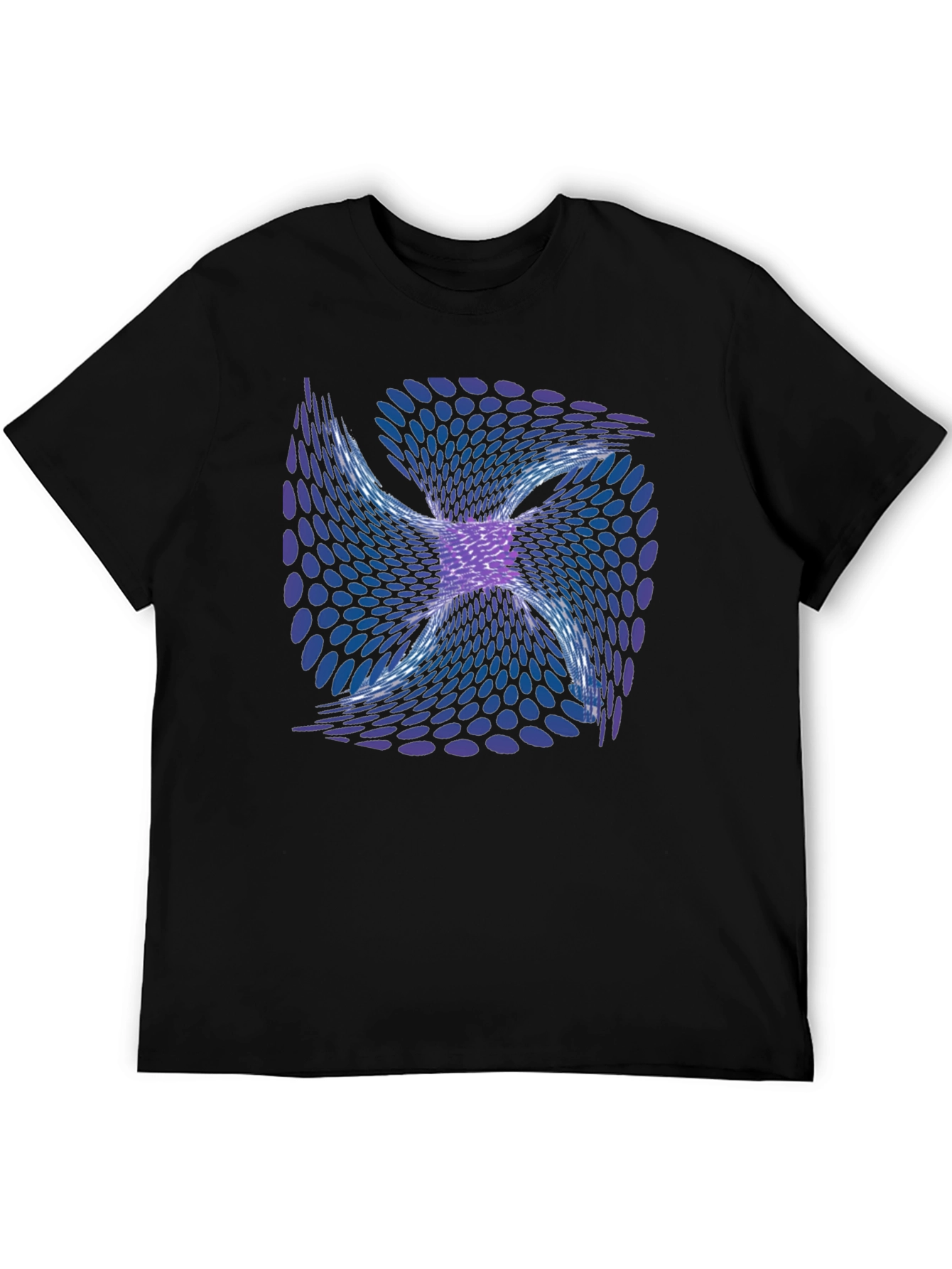 Abstract Swirl Tee - Modern Geometric Design