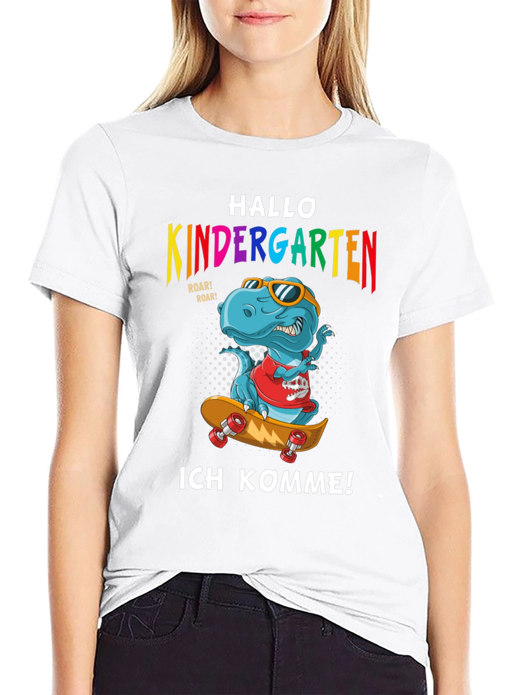 Kindergarten Dinosaur T-Shirt - Ich Komme! Back to School
