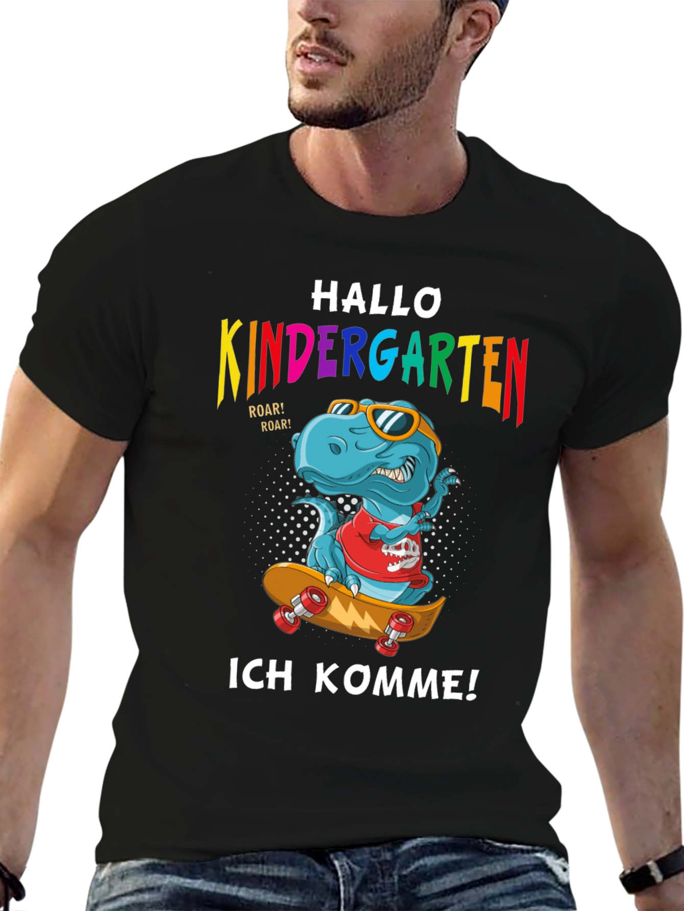 Kindergarten Dinosaur T-Shirt - Ich Komme! Back to School