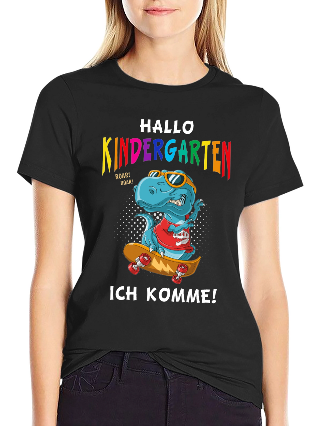 Kindergarten Dinosaur T-Shirt - Ich Komme! Back to School