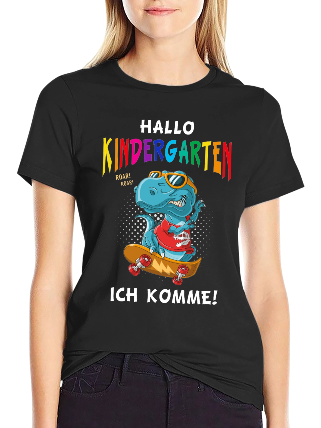 Kindergarten Dinosaur T-Shirt - Ich Komme! Back to School