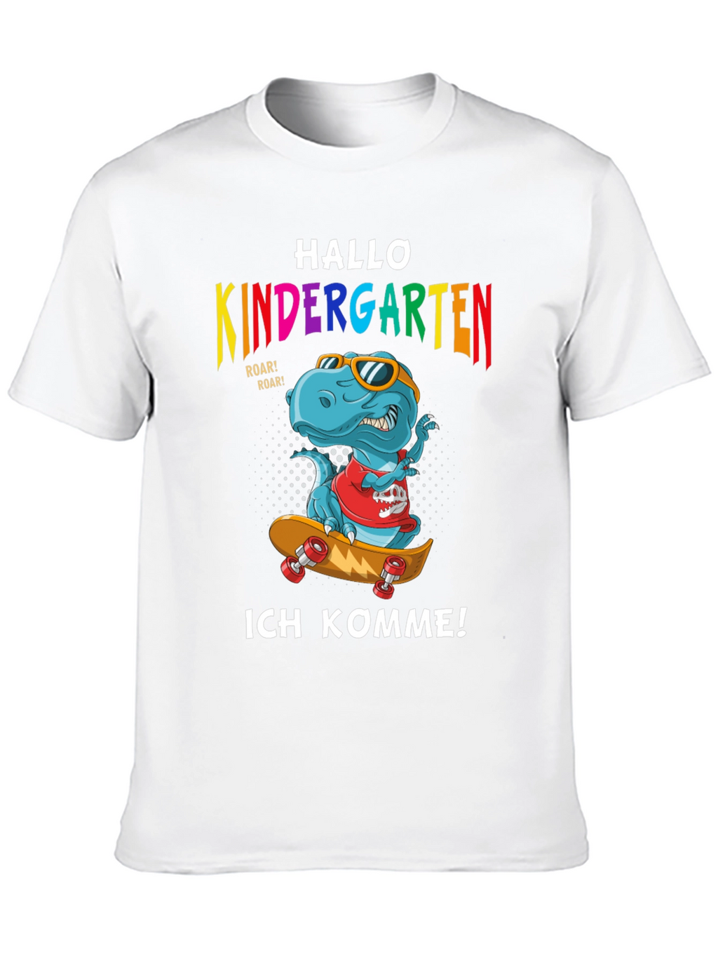 Kindergarten Dinosaur T-Shirt - Ich Komme! Back to School