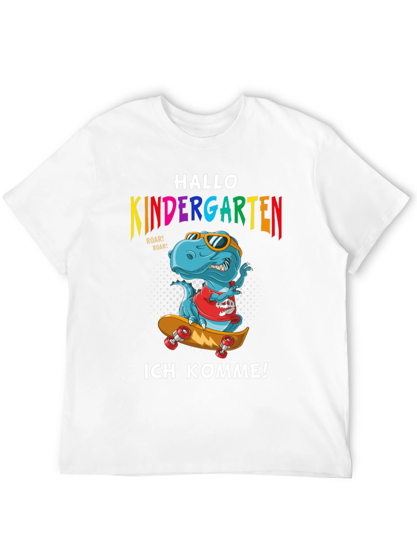 Kindergarten Dinosaur T-Shirt - Ich Komme! Back to School