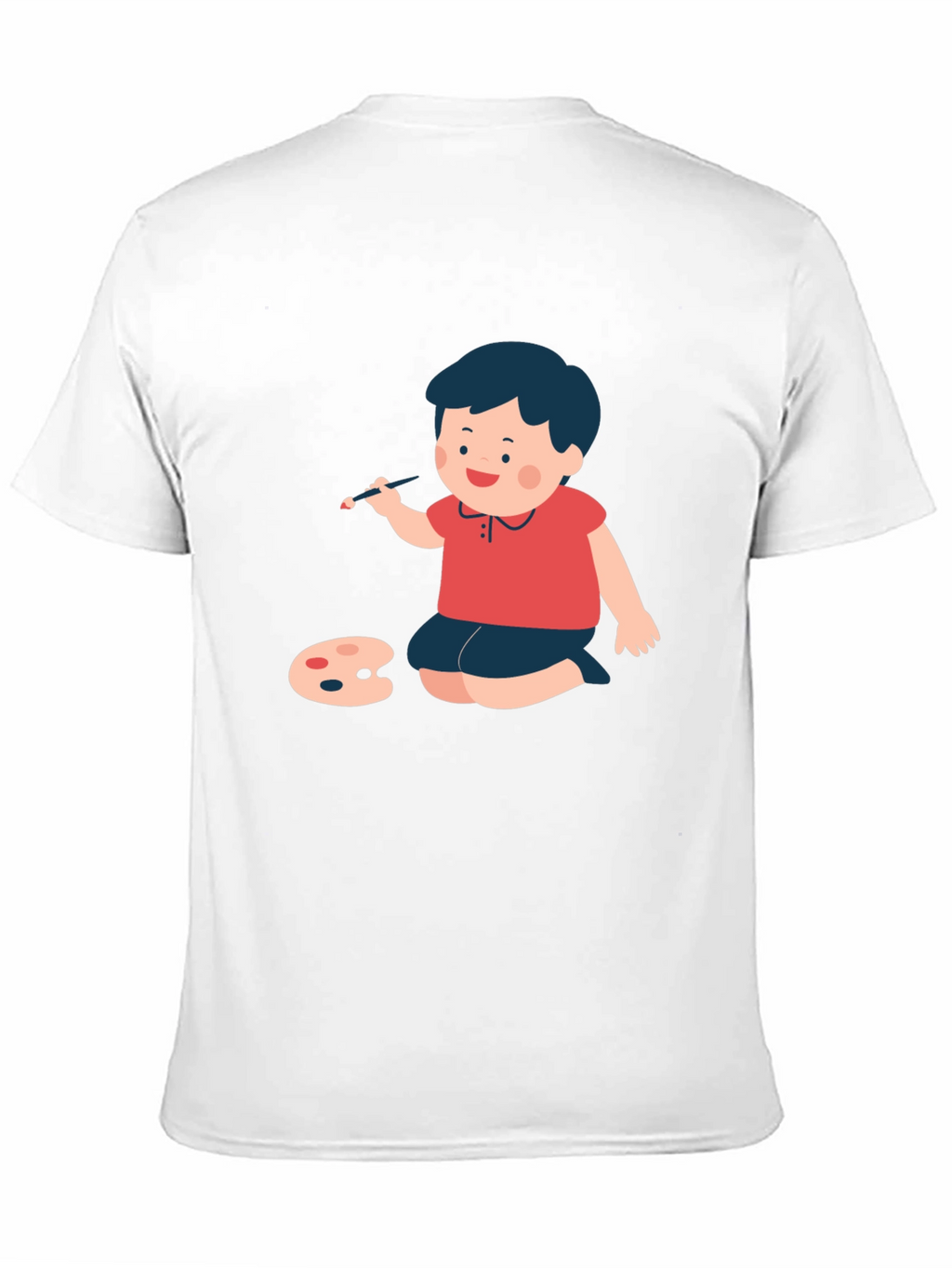 Boy Painter Graphic Tee - Black