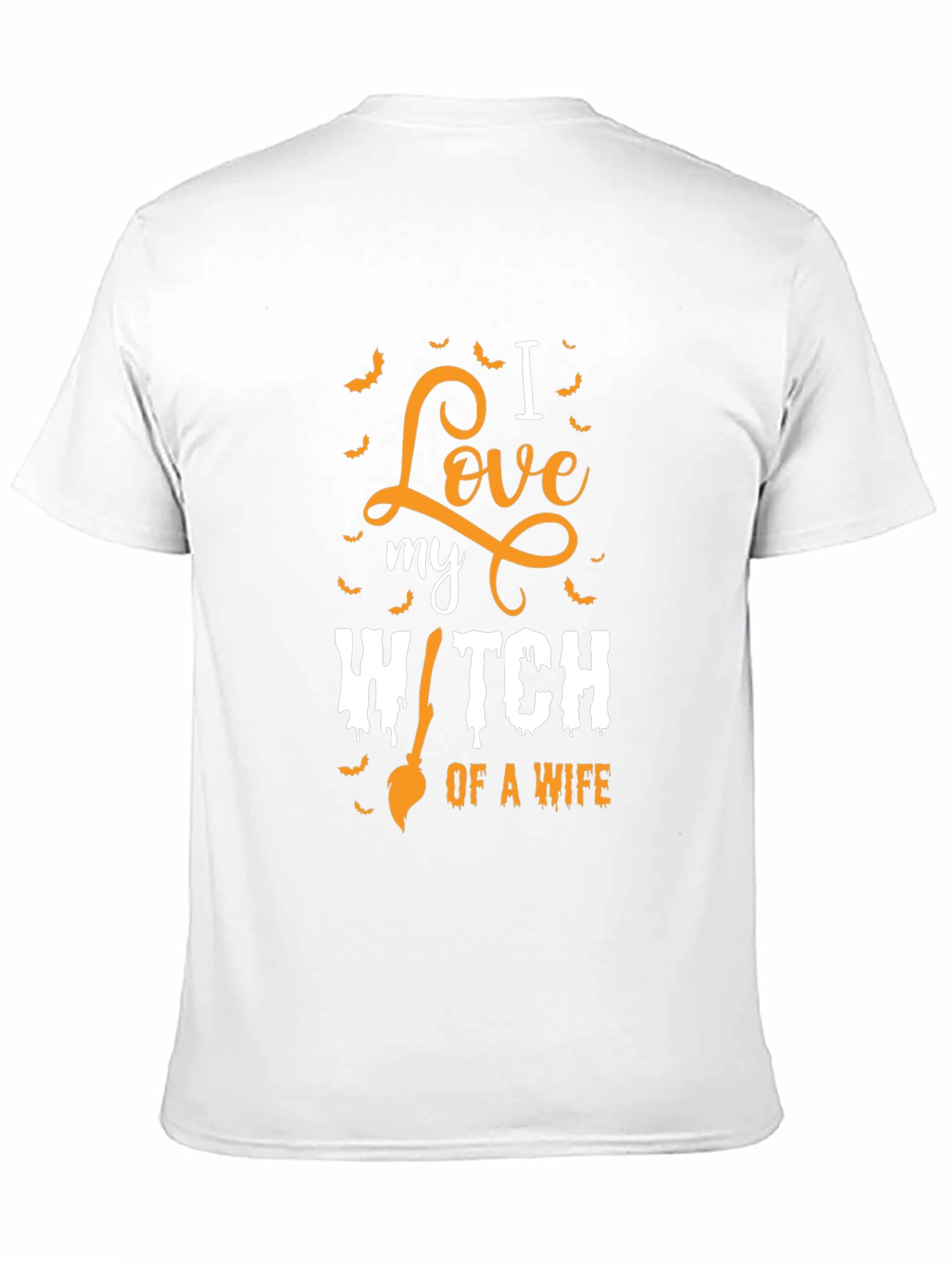 I Love My Witch Wife Halloween T-Shirt
