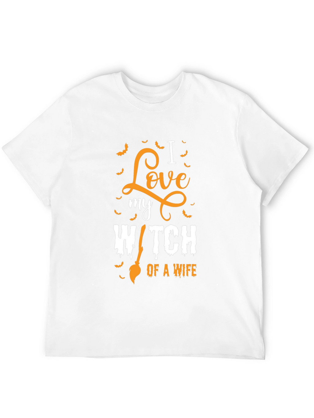 I Love My Witch Wife Halloween T-Shirt