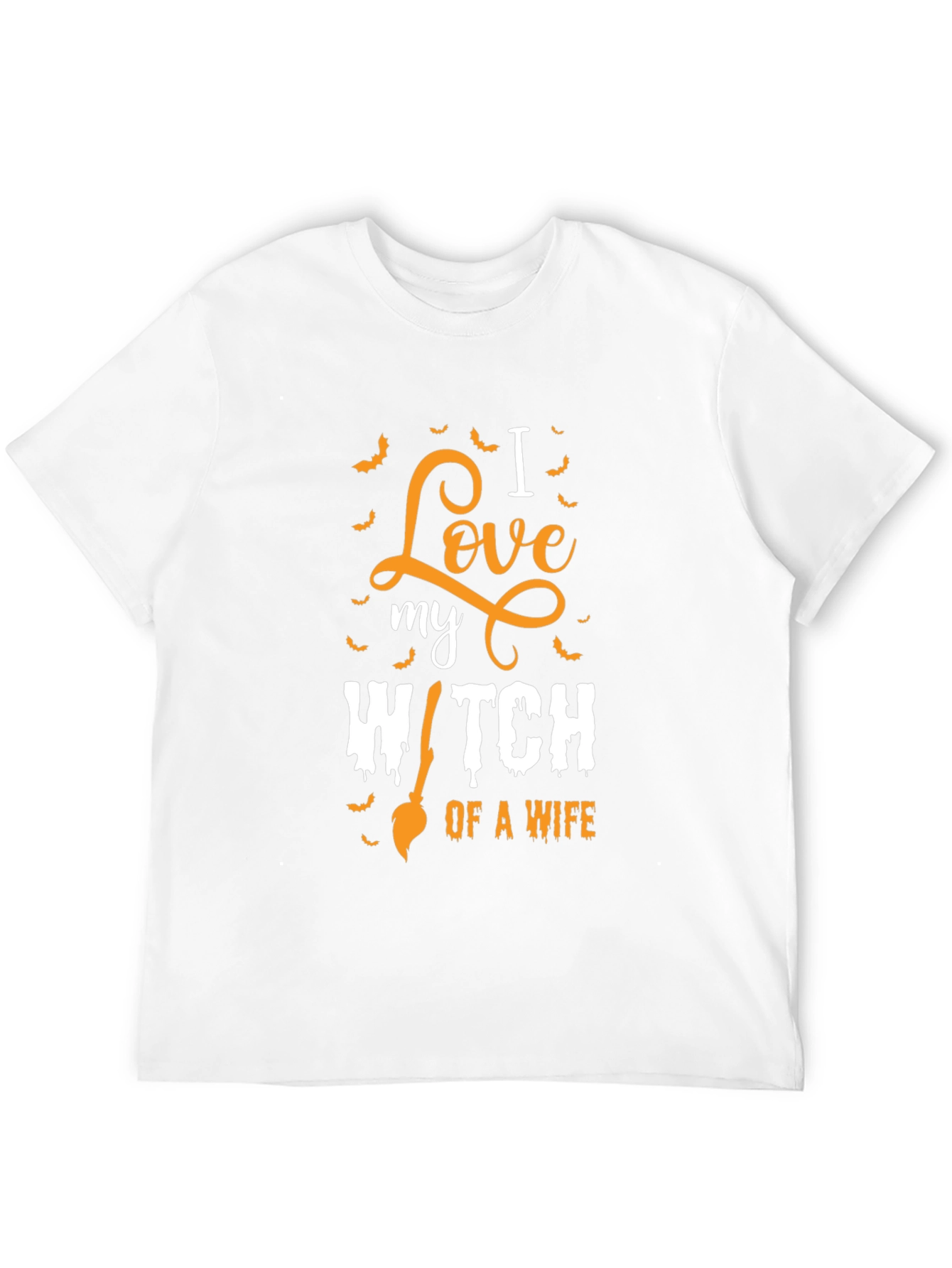 I Love My Witch Wife Halloween T-Shirt