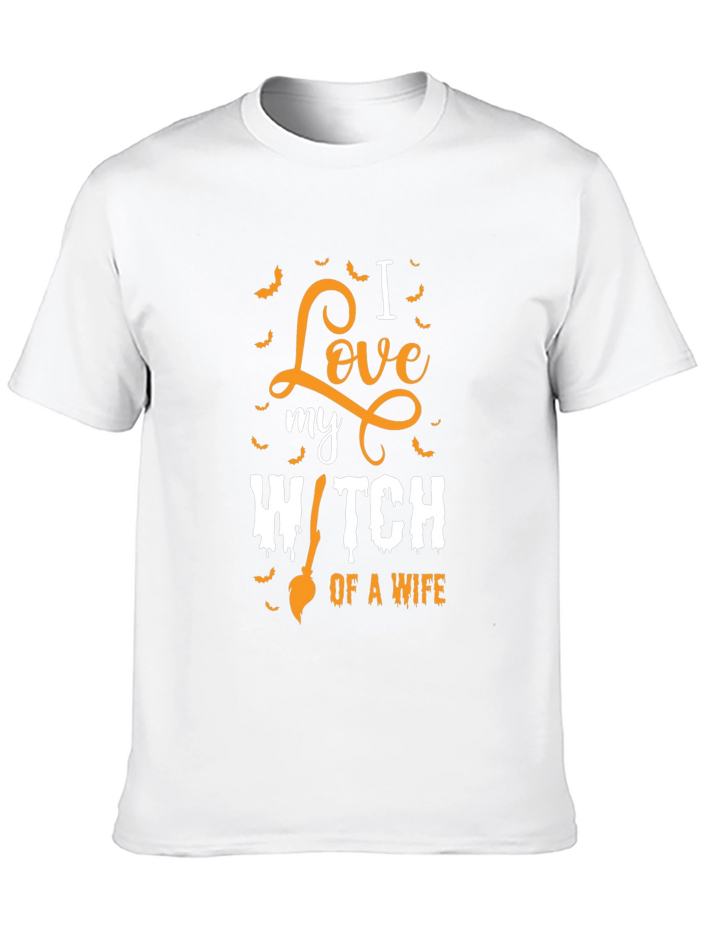 I Love My Witch Wife Halloween T-Shirt