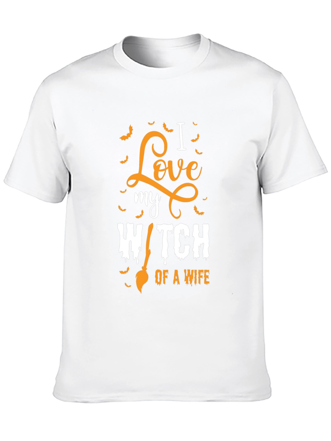 I Love My Witch Wife Halloween T-Shirt