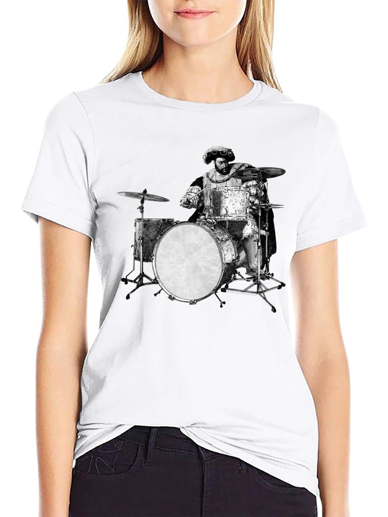 Drummer T-Shirt: Renaissance Style