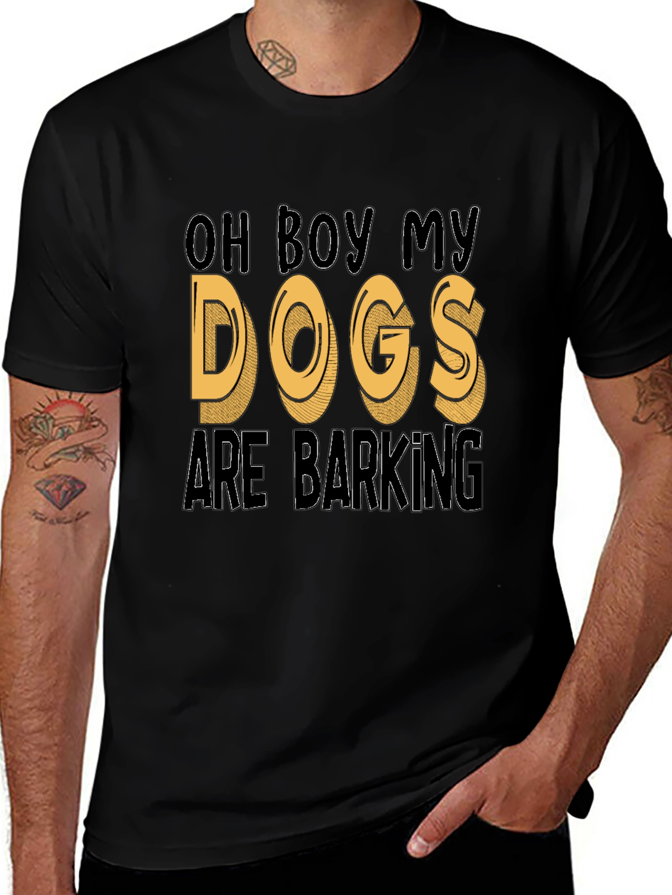 Oh Boy My Dogs Are Barking Funny T-Shirt
