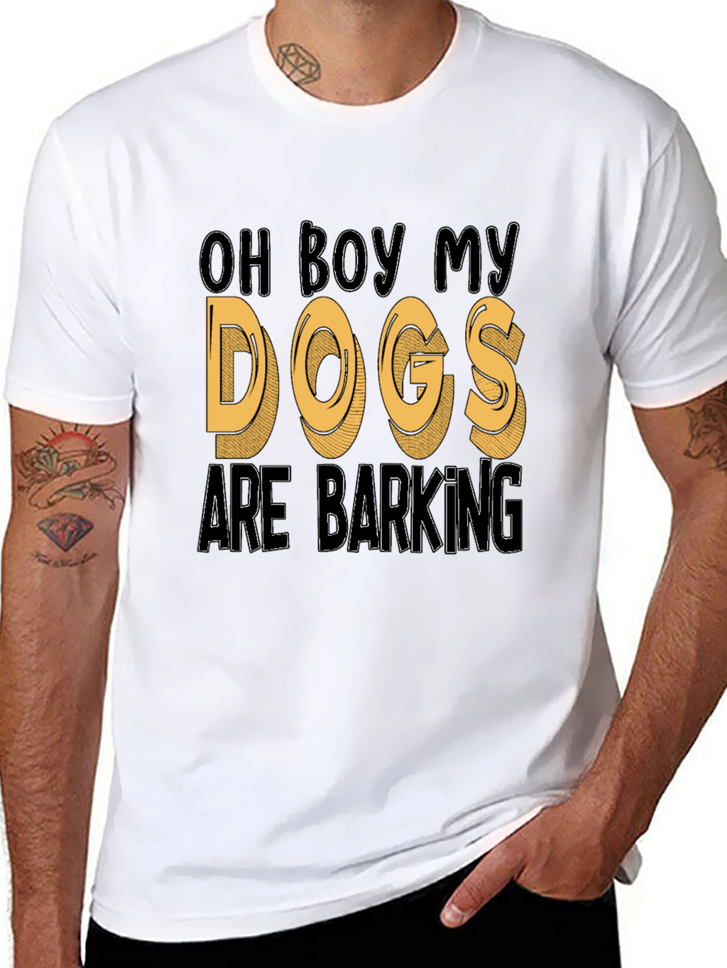 Oh Boy My Dogs Are Barking Funny T-Shirt