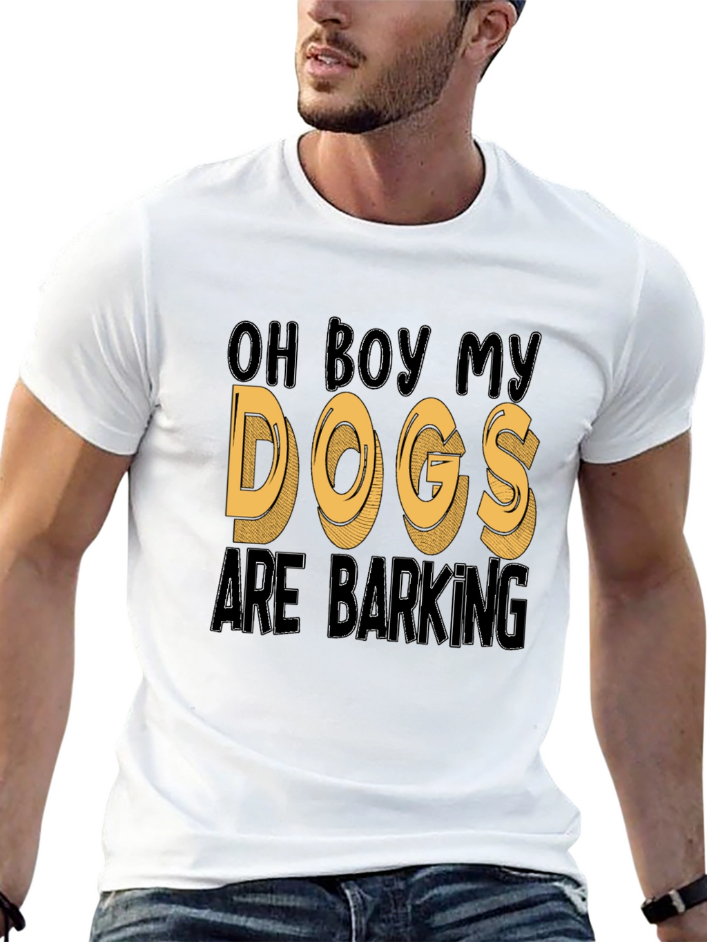 Oh Boy My Dogs Are Barking Funny T-Shirt