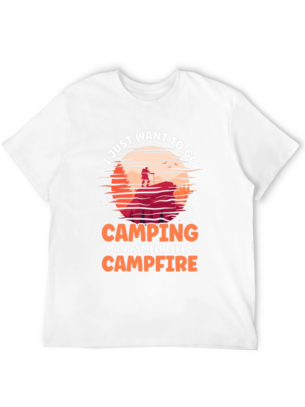 Camping Campfire Graphic Tee