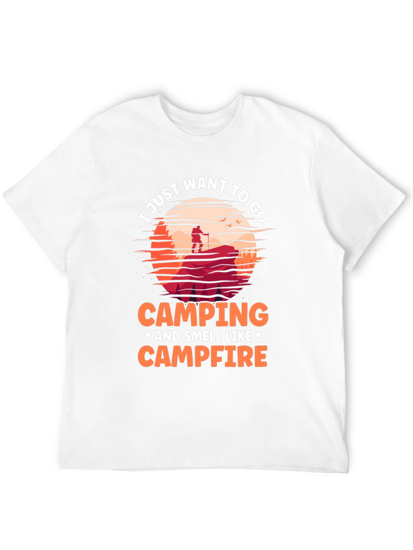 Camping Campfire Graphic Tee