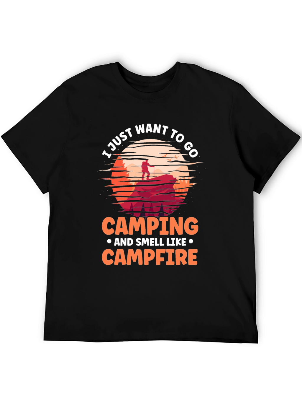 Camping Campfire Graphic Tee