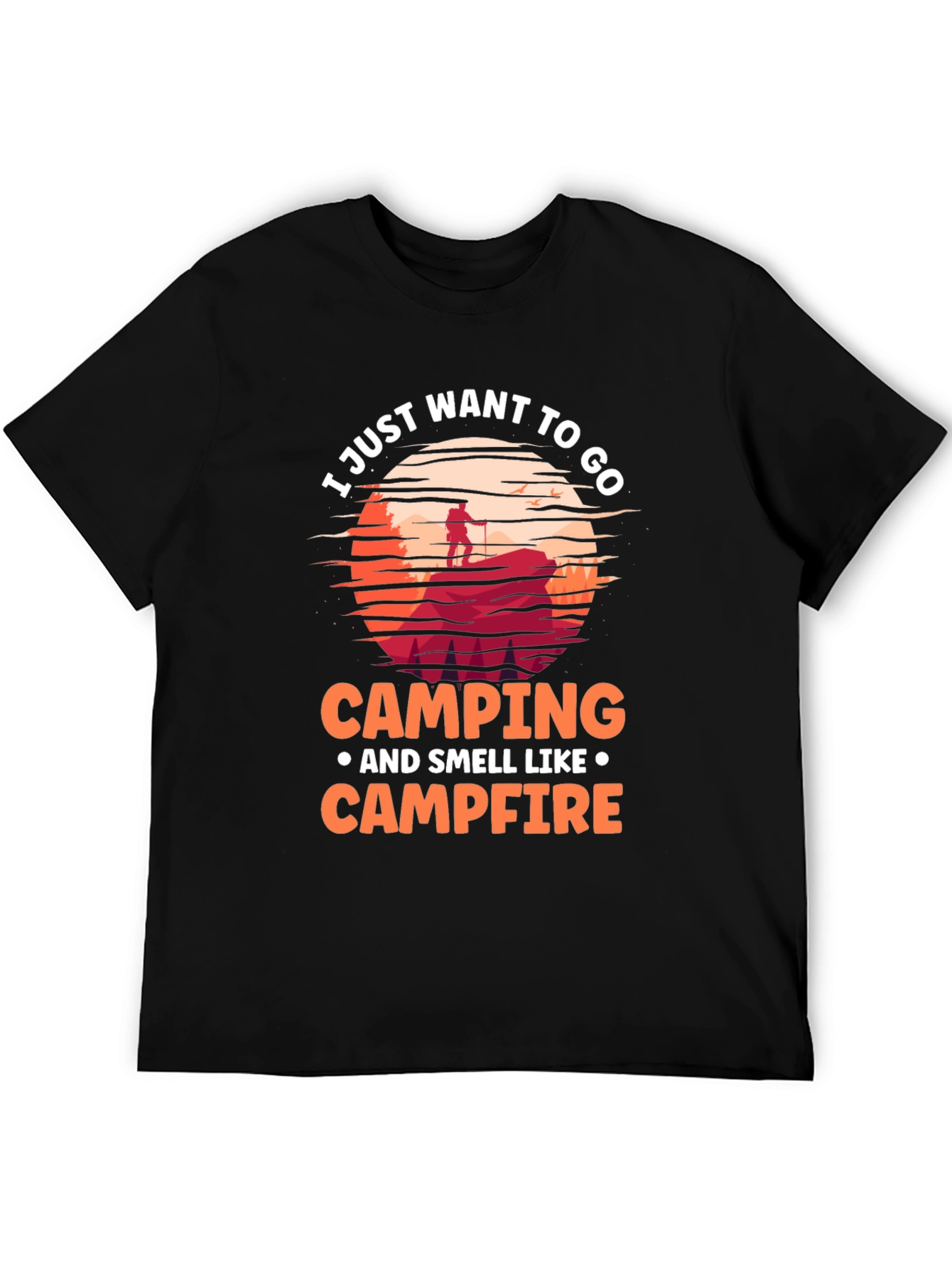 Camping Campfire Graphic Tee