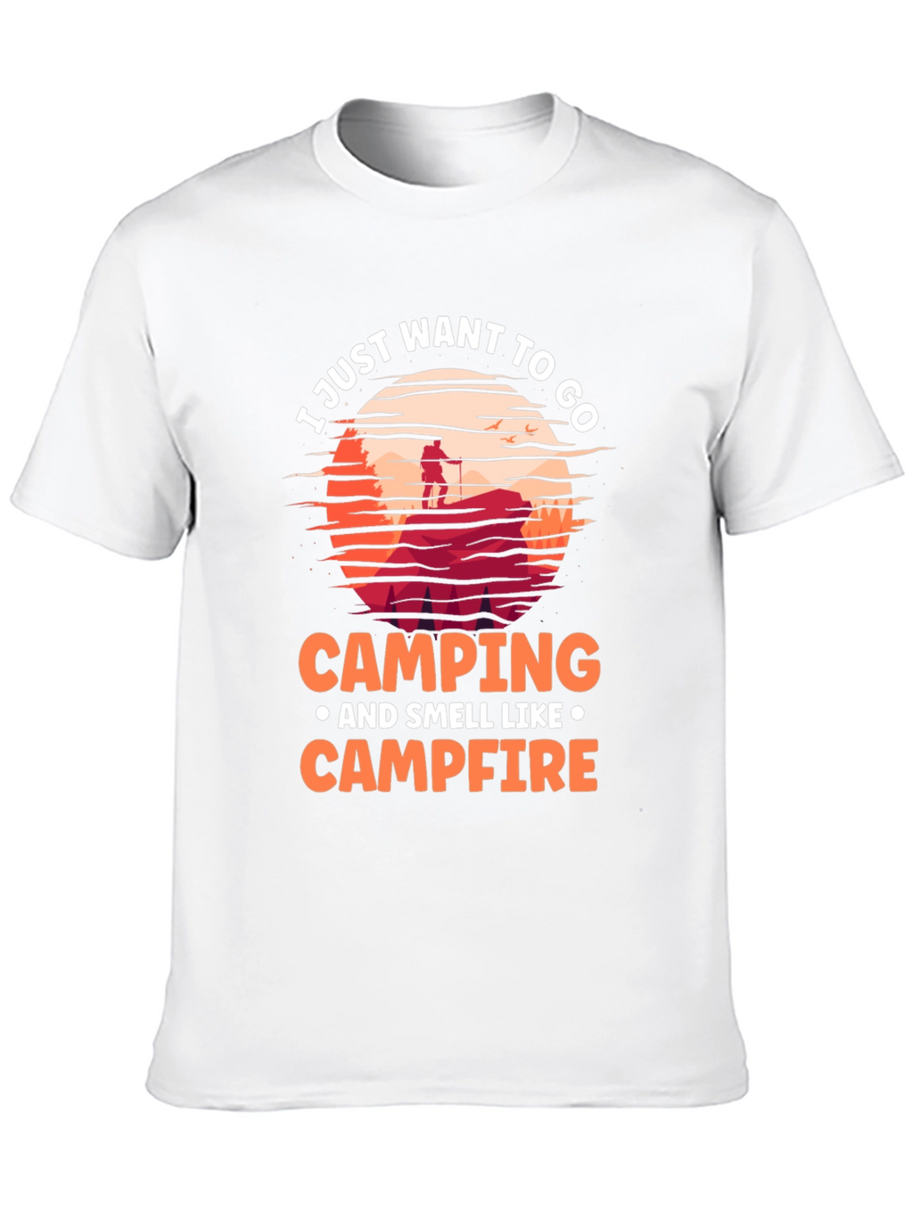 Camping Campfire Graphic Tee