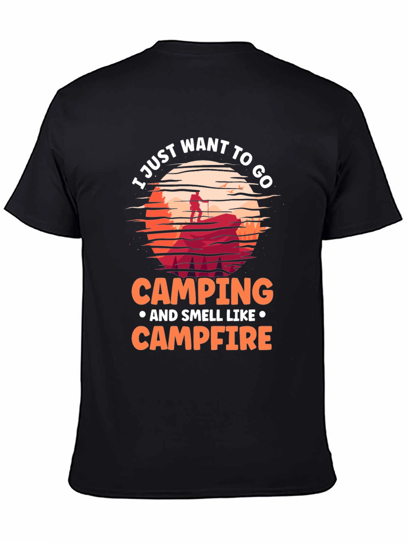 Camping Campfire Graphic Tee