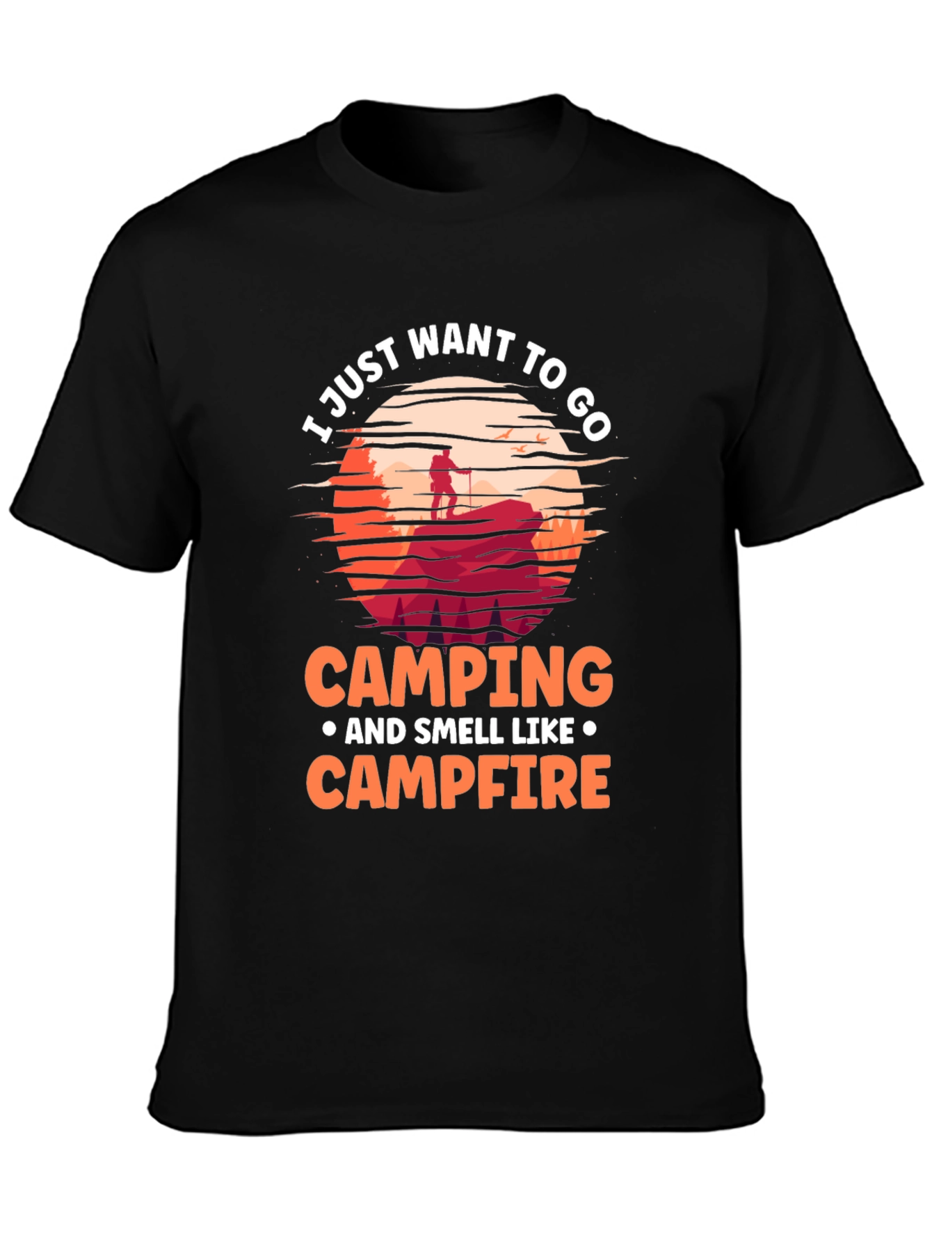 Camping Campfire Graphic Tee