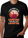 Camping Campfire Graphic Tee