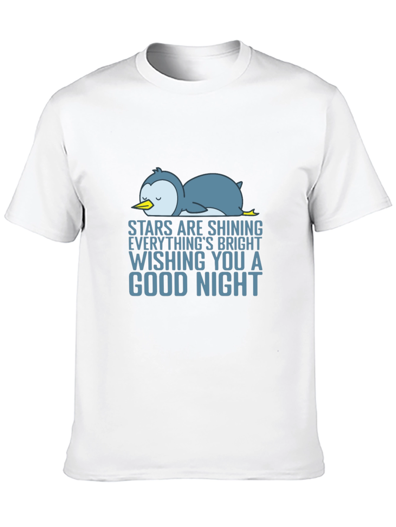 Penguin Good Night Graphic T-Shirt