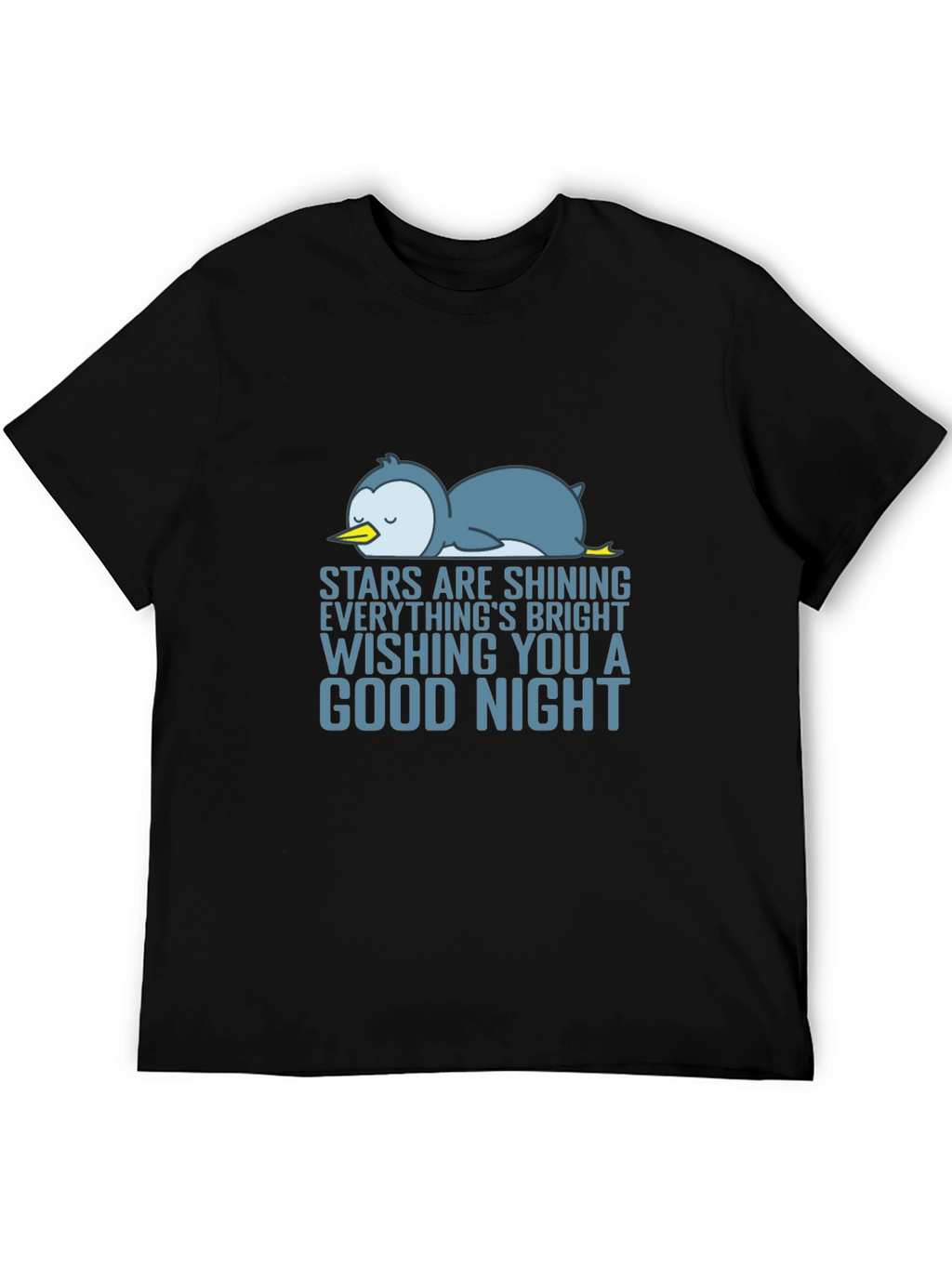 Penguin Good Night Graphic T-Shirt
