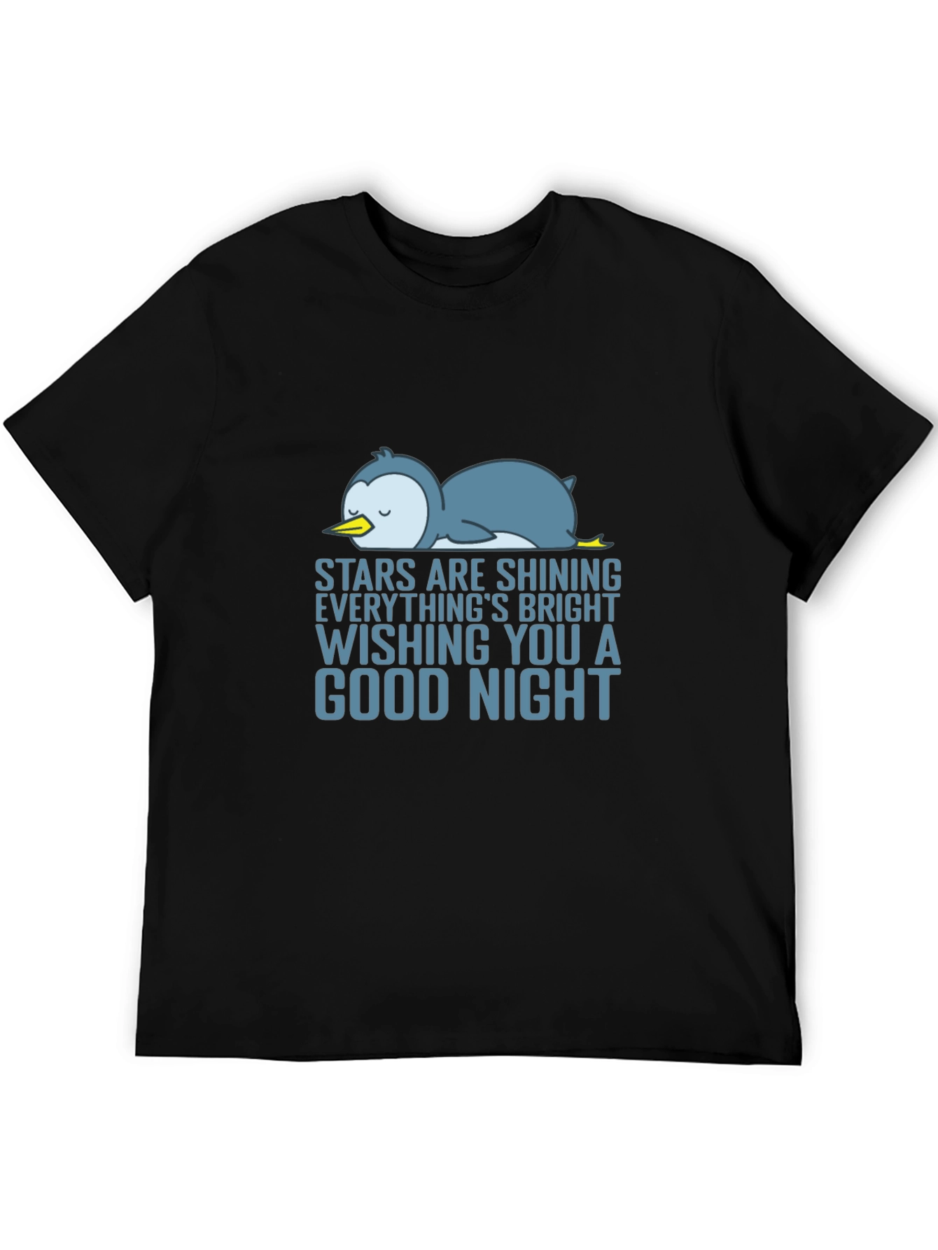 Penguin Good Night Graphic T-Shirt