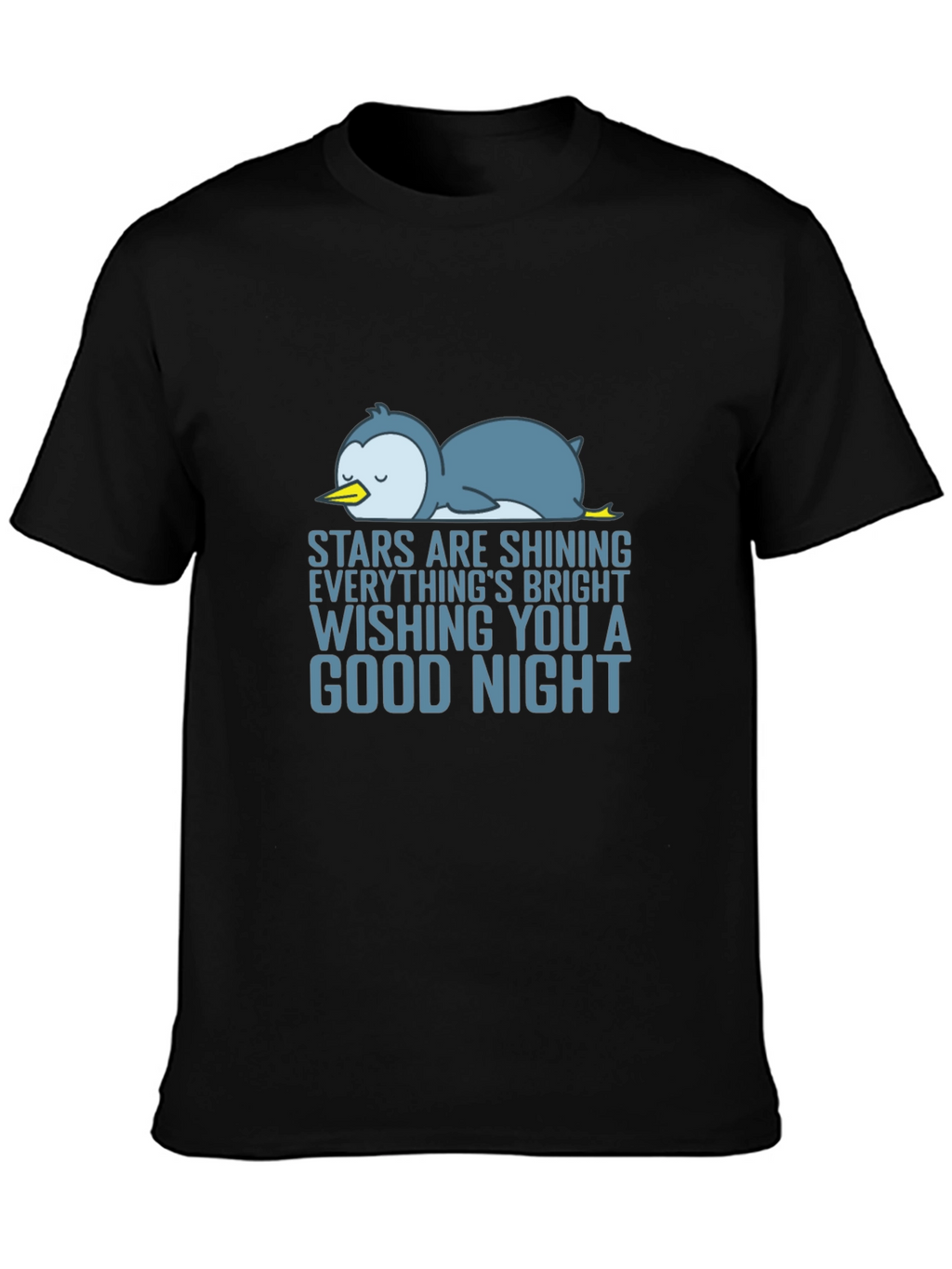 Penguin Good Night Graphic T-Shirt
