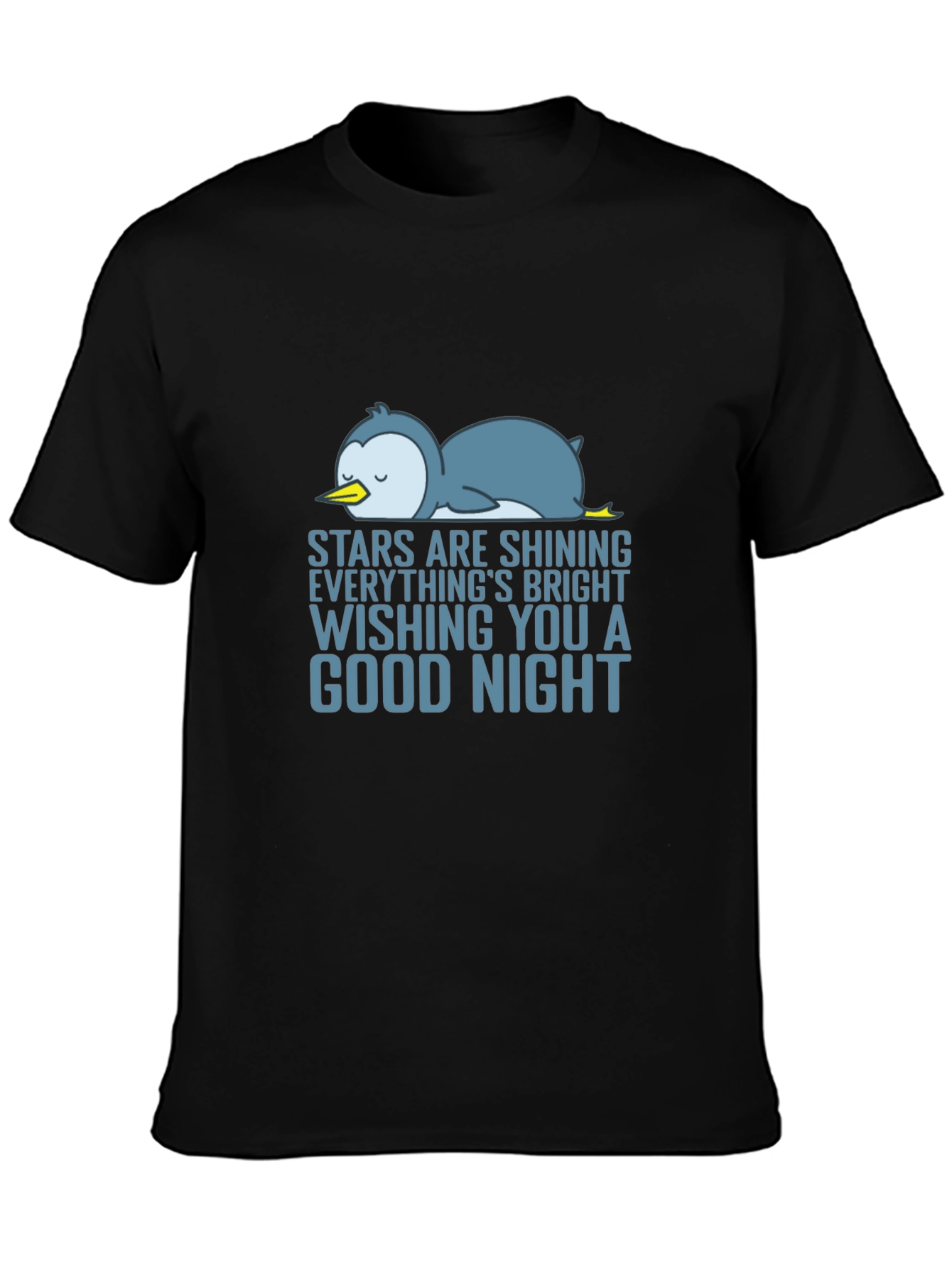 Penguin Good Night Graphic T-Shirt