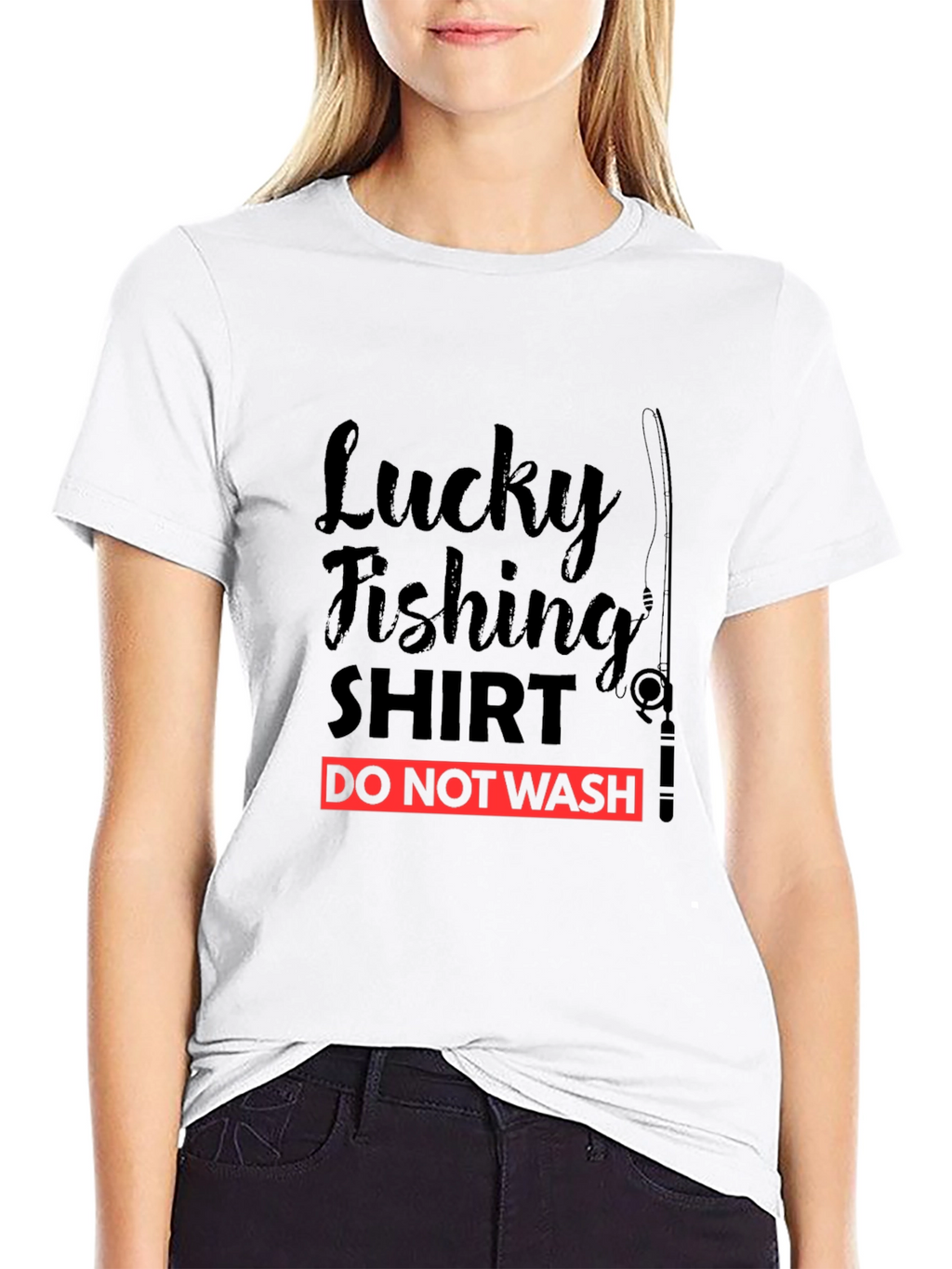 Lucky Fishing Shirt - Novelty Fisherman Tee