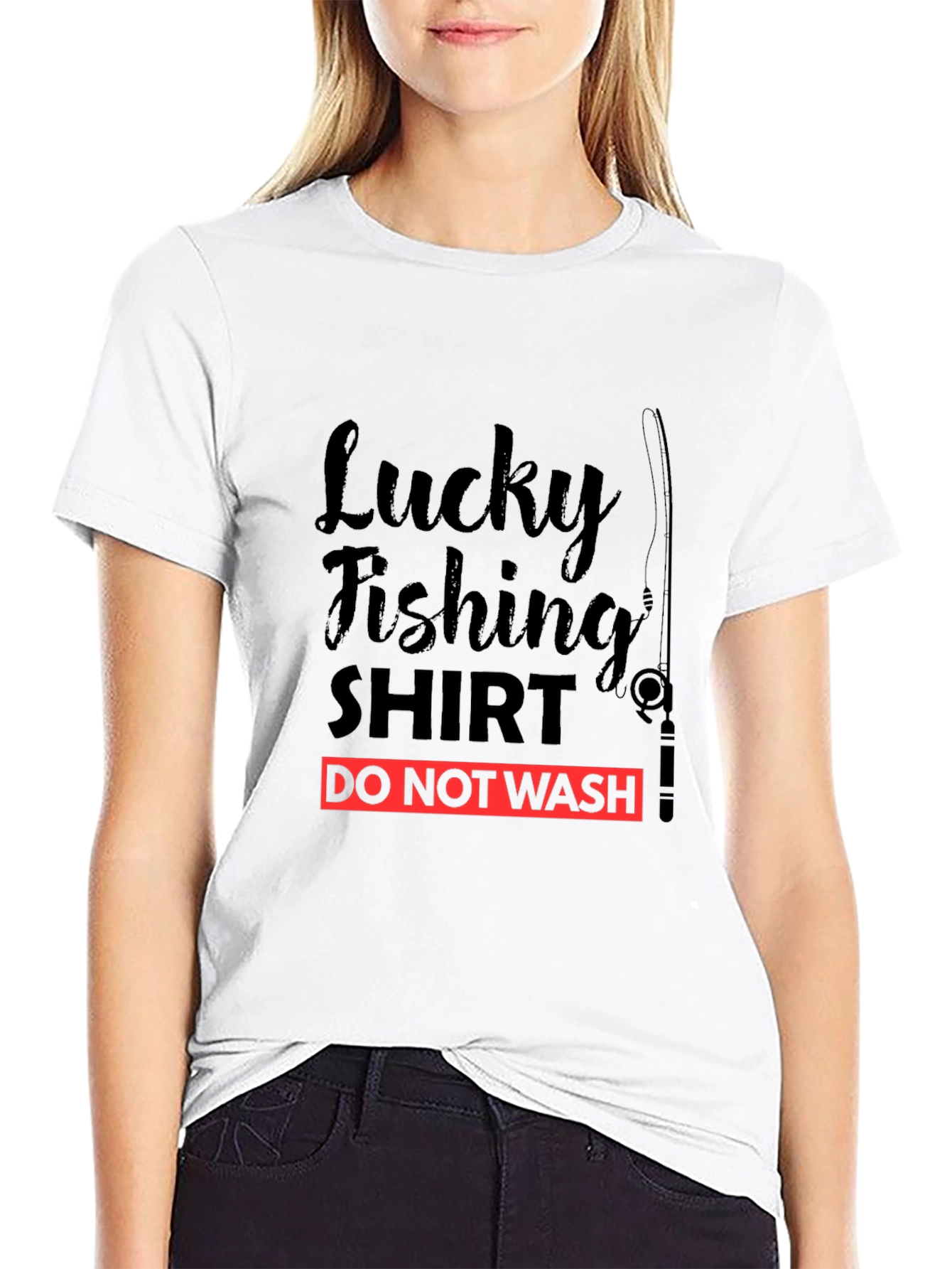 Lucky Fishing Shirt - Novelty Fisherman Tee