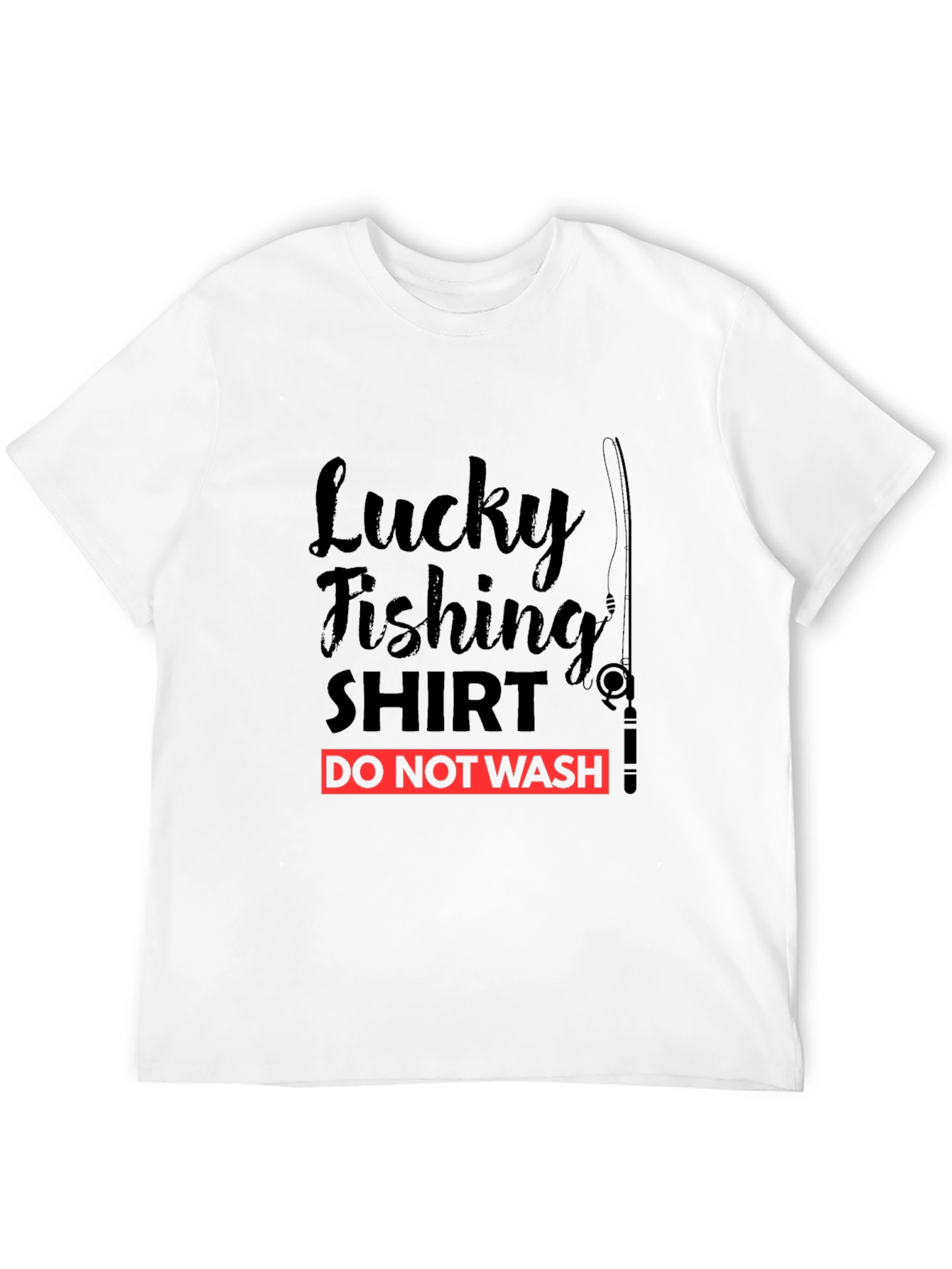 Lucky Fishing Shirt - Novelty Fisherman Tee