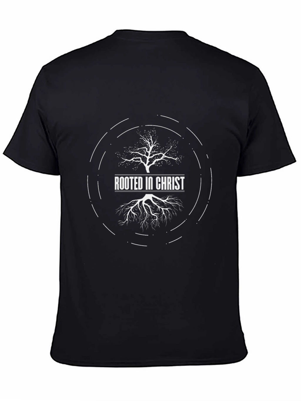 Rooted in Christ Graphic Tee - Religious T-Shirt