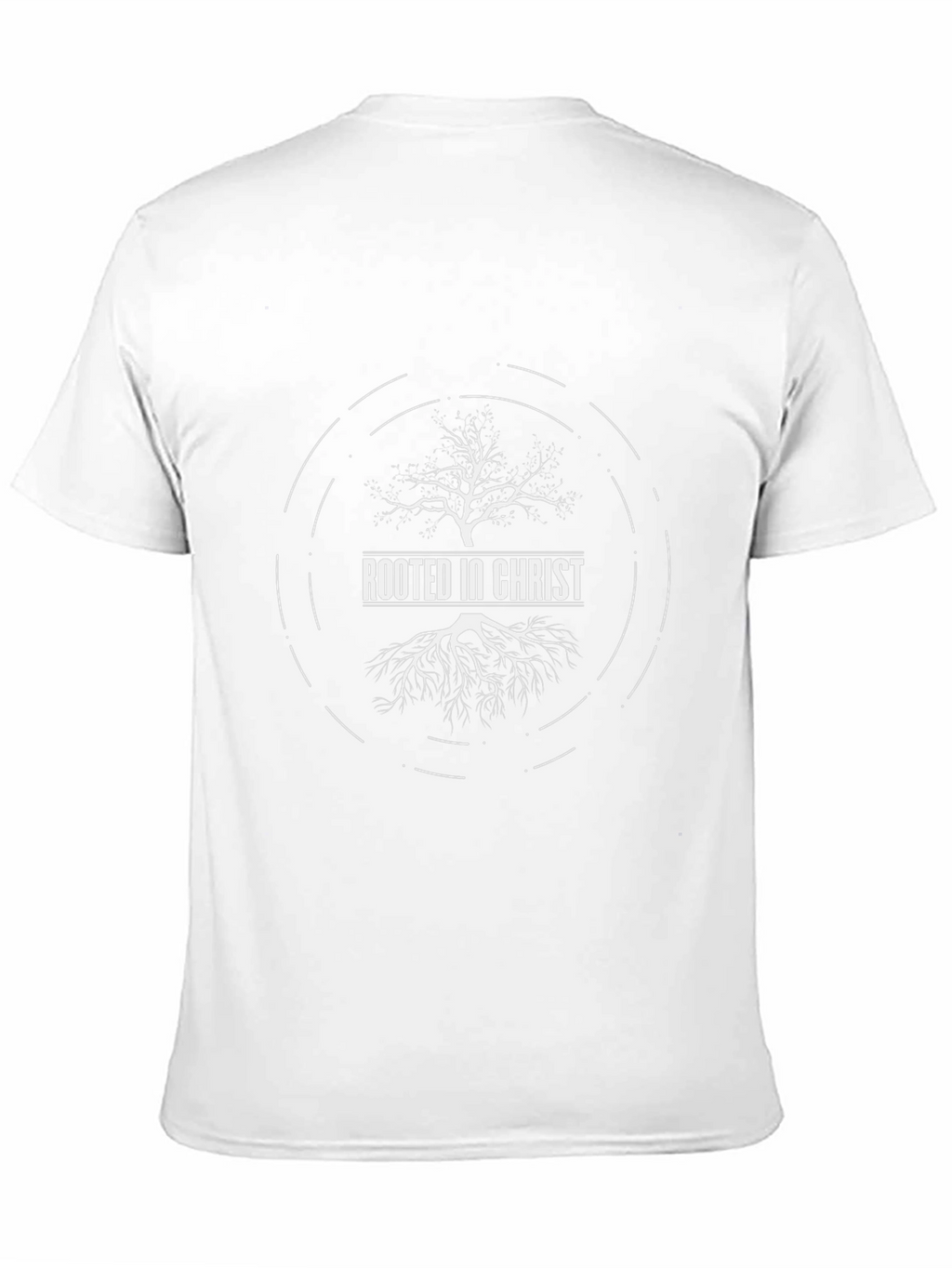 Rooted in Christ Graphic Tee - Religious T-Shirt