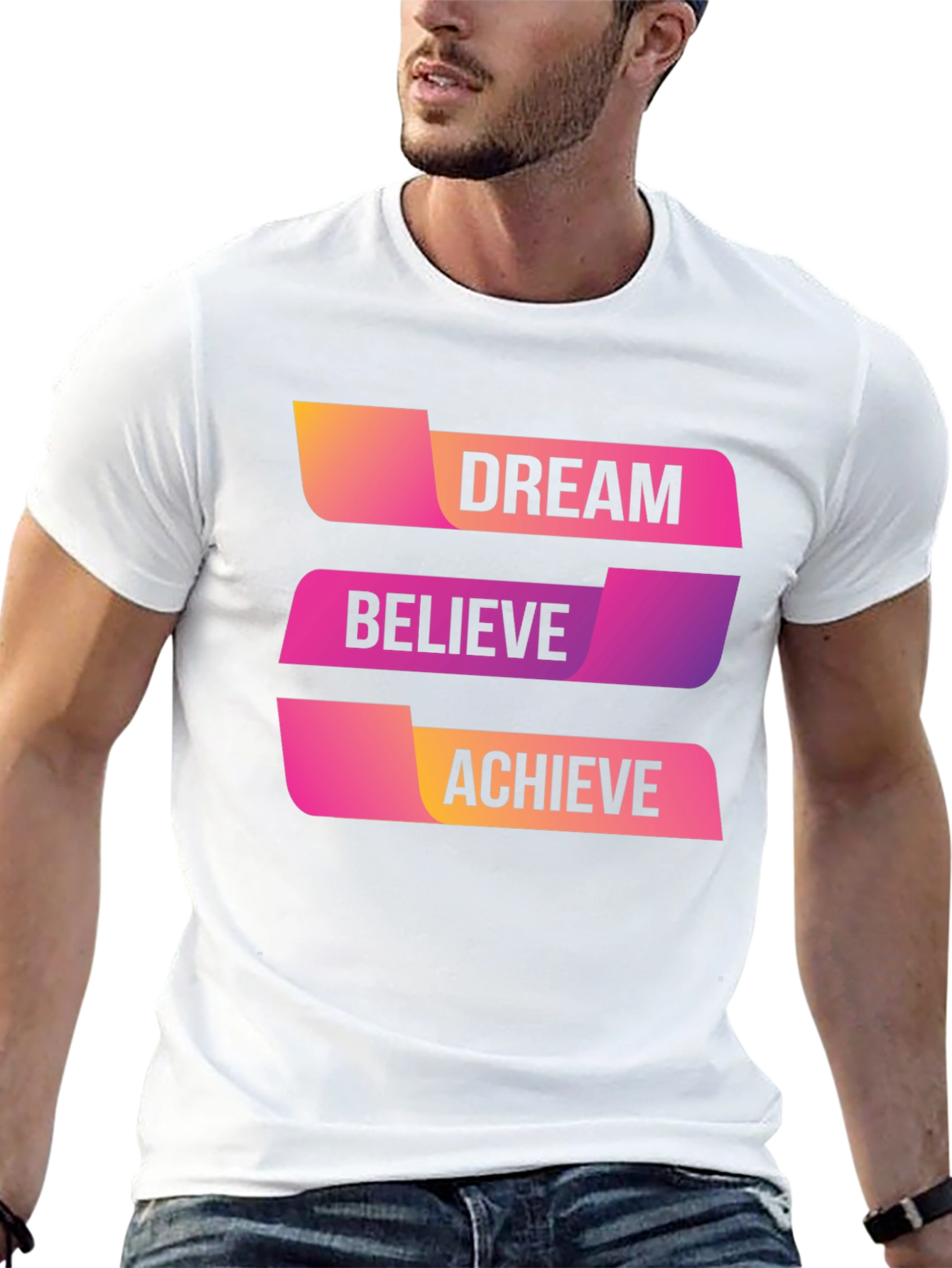 Dream Believe Achieve Graphic T-Shirt